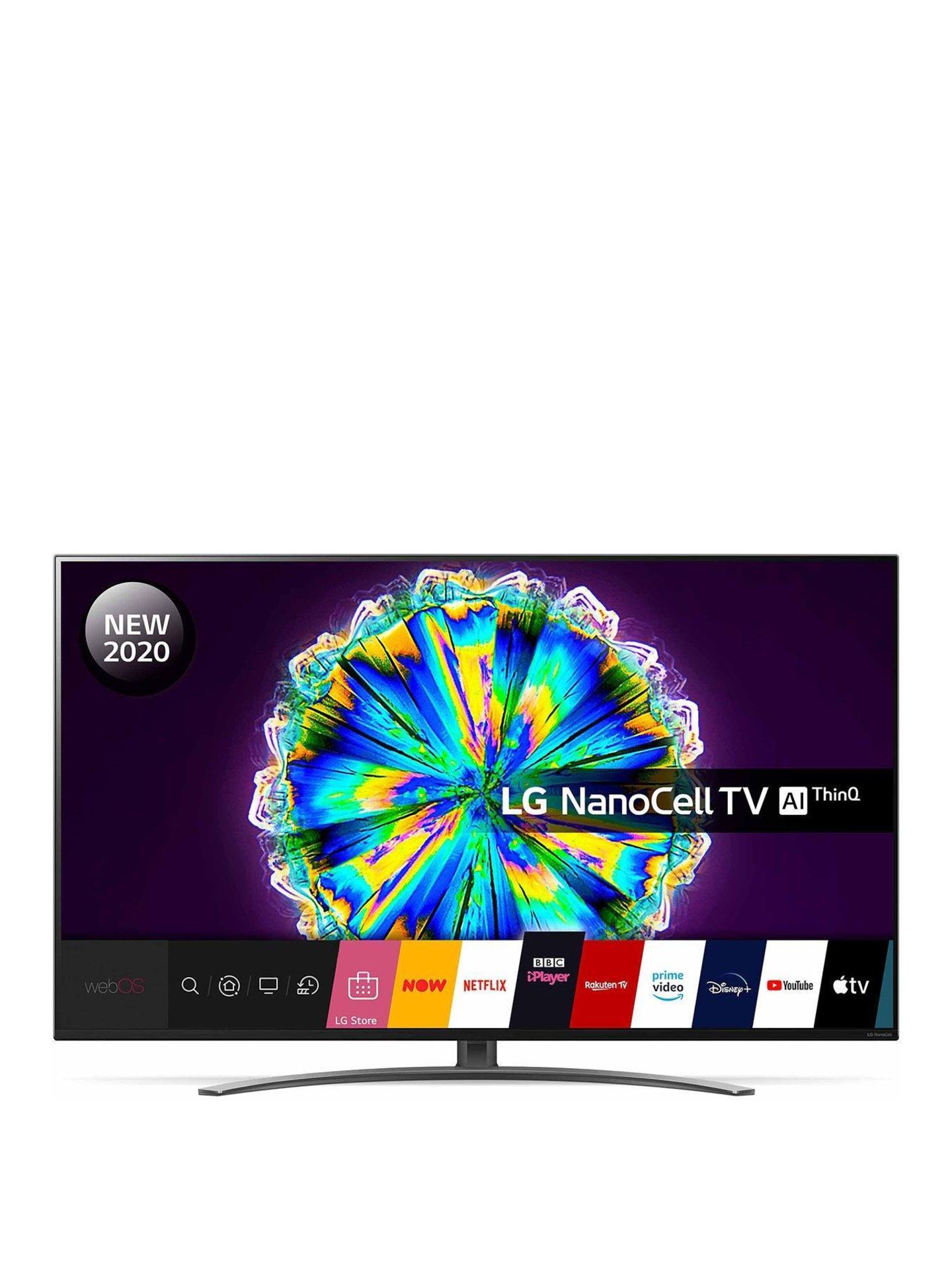 Lg 55nano866 55 inch ultra hd 4k nano cell, hdr, smart tv [black] 79x124x27cm rrp: £1570.0 - Image 2 of 2