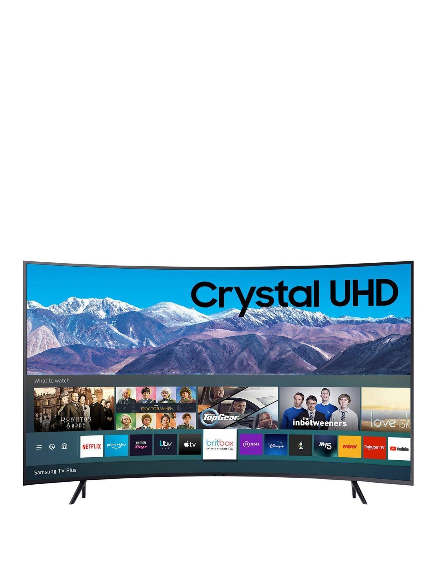 Samsung ue55tu8300kxxu 55 inch curved crystal uhd, 4k hdr, smart tv [black] 80x124x27cm rrp: £1078.0 - Image 2 of 2