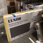 Luxor 55inch 4k uhd, freeview play, smart tv [black] 79x125x28cm rrp: £622.0