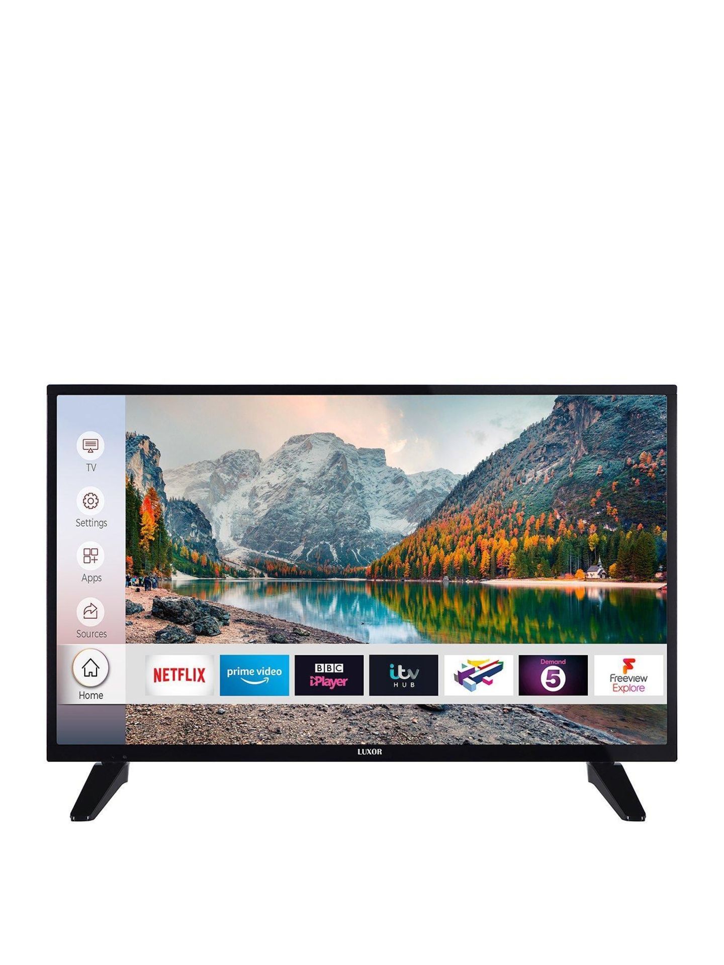 Luxor 32 inch hd ready, freeview play, smart tv [black] 48x74x19cm rrp: £298.0 - Image 2 of 2