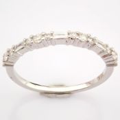 14K White Gold Diamond Ring