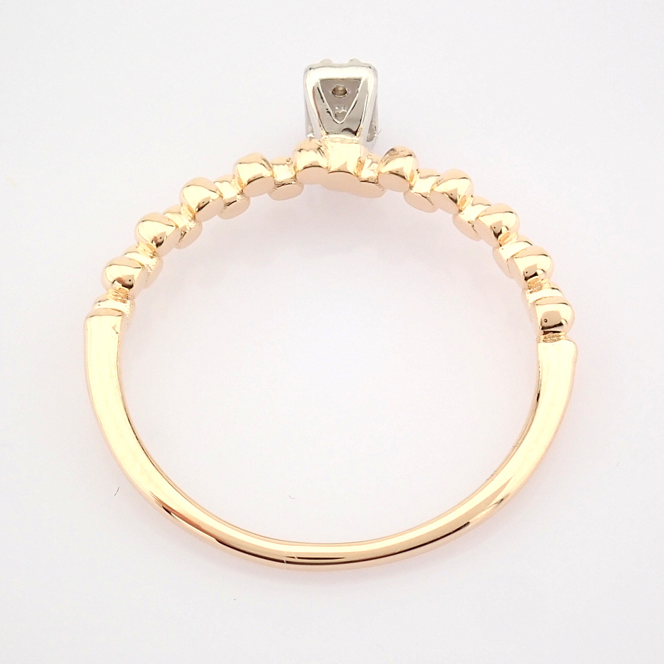 14K Rose/Pink Gold Diamond Ring - Image 9 of 9