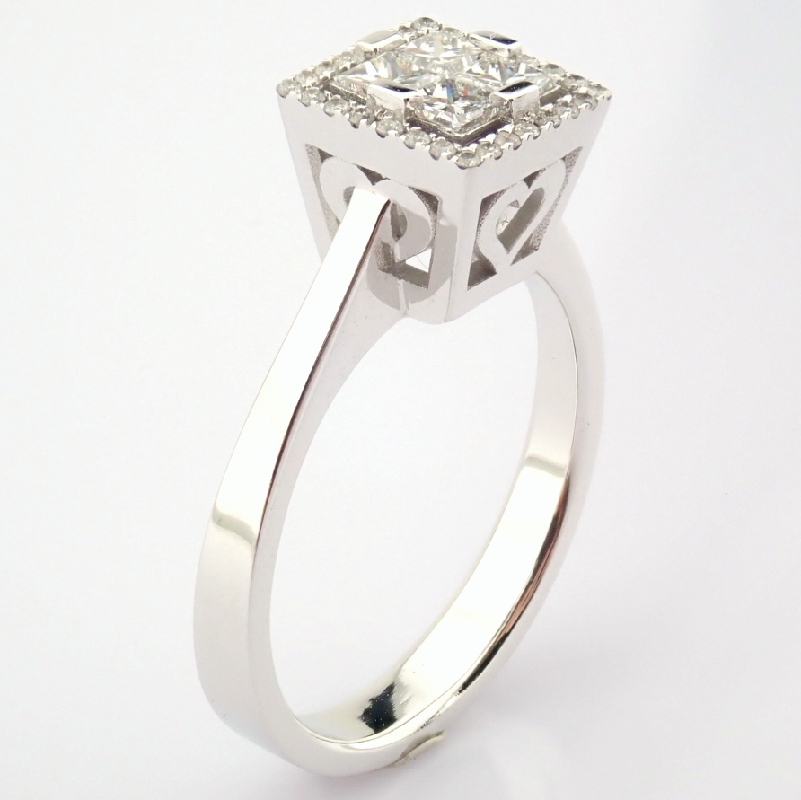 14K White Gold Diamond Ring - Image 4 of 7