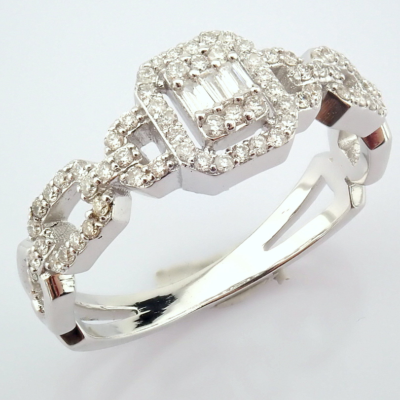 14K White Gold Diamond Ring - Image 2 of 7