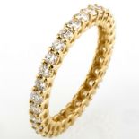 14K Yellow Gold Eternity Ring 1,28 Ct.