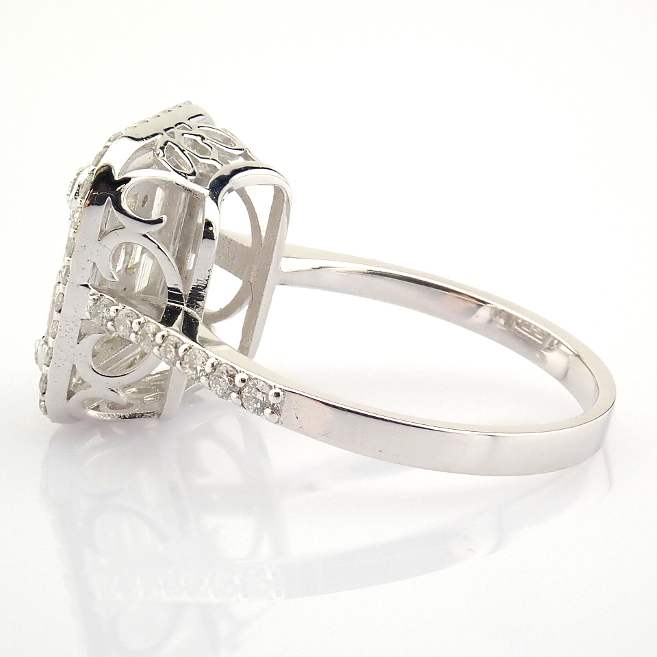 14K White Gold Diamond Ring - Image 4 of 5