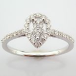 14K White Gold Diamond Ring