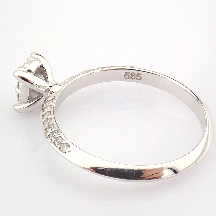 14K White Gold Diamond Ring - Image 6 of 7