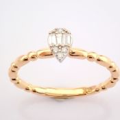 14K Rose/Pink Gold Diamond Ring