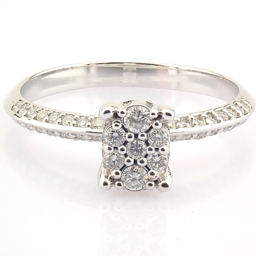 14K White Gold Diamond Ring - Image 4 of 7