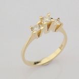 14 kt. Yellow gold - Ring - 0.42 Ct. Diamond