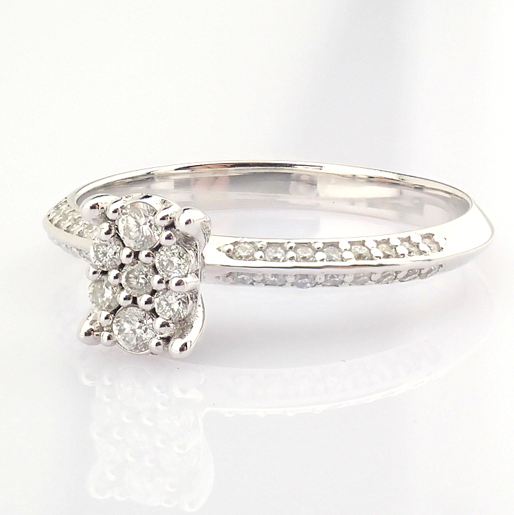 14K White Gold Diamond Ring - Image 5 of 7