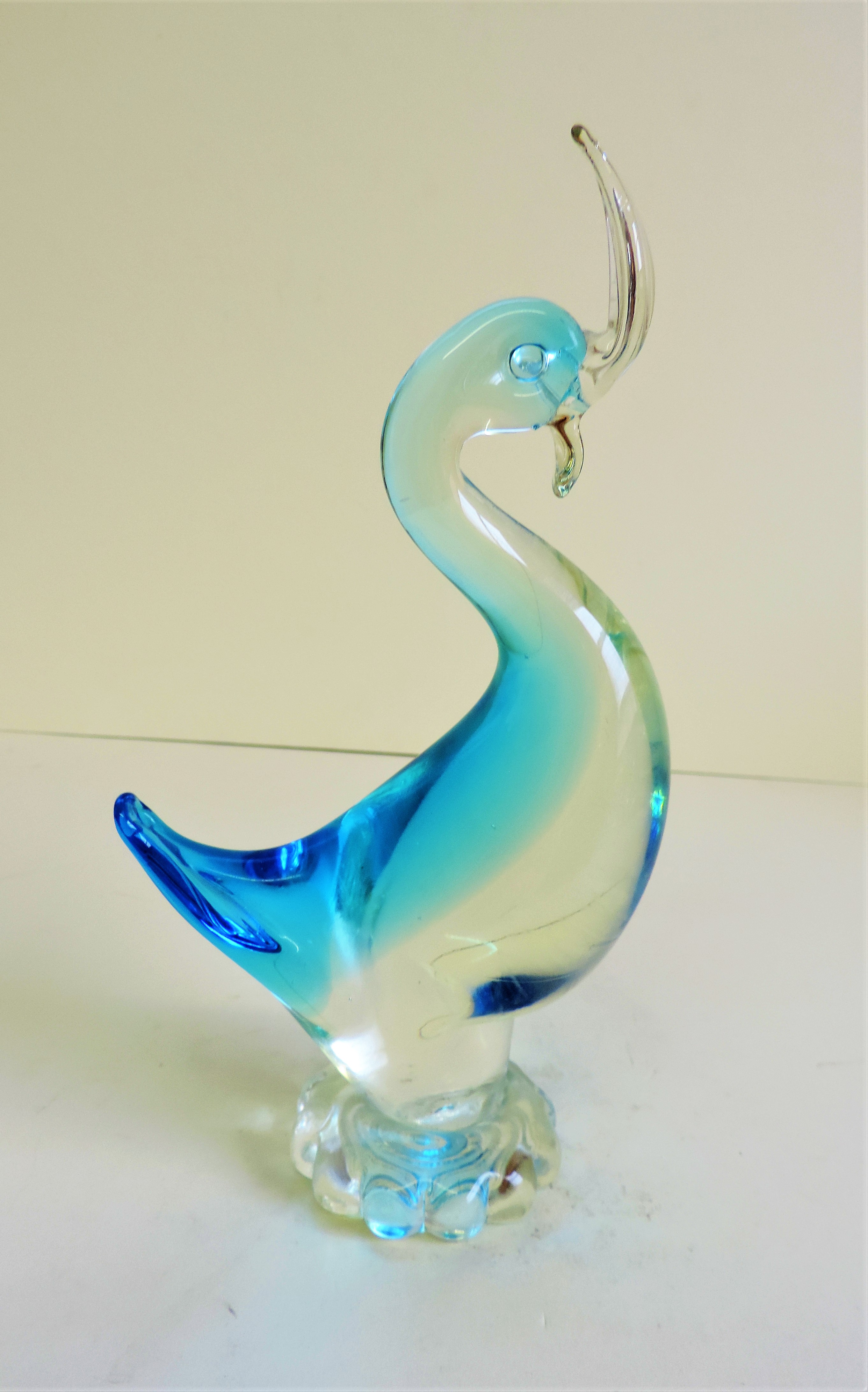 Murano Glass Bird Sculpture