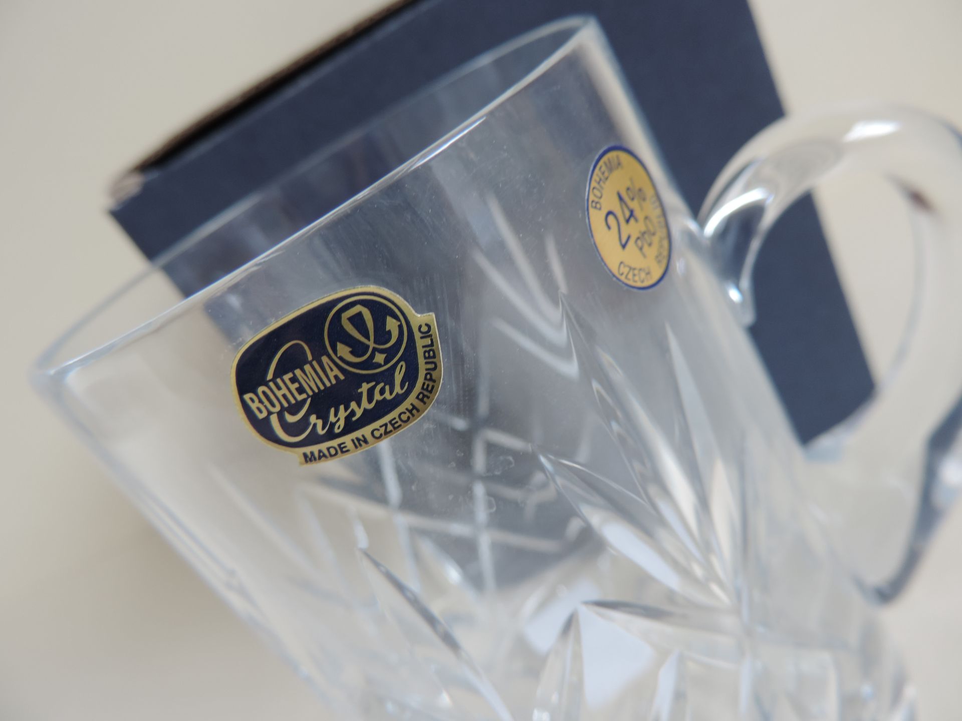 New Boxed Bohemia Crystal Tankard - Image 2 of 3