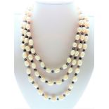 62 inch Opera Length Cultured Pearl Necklace