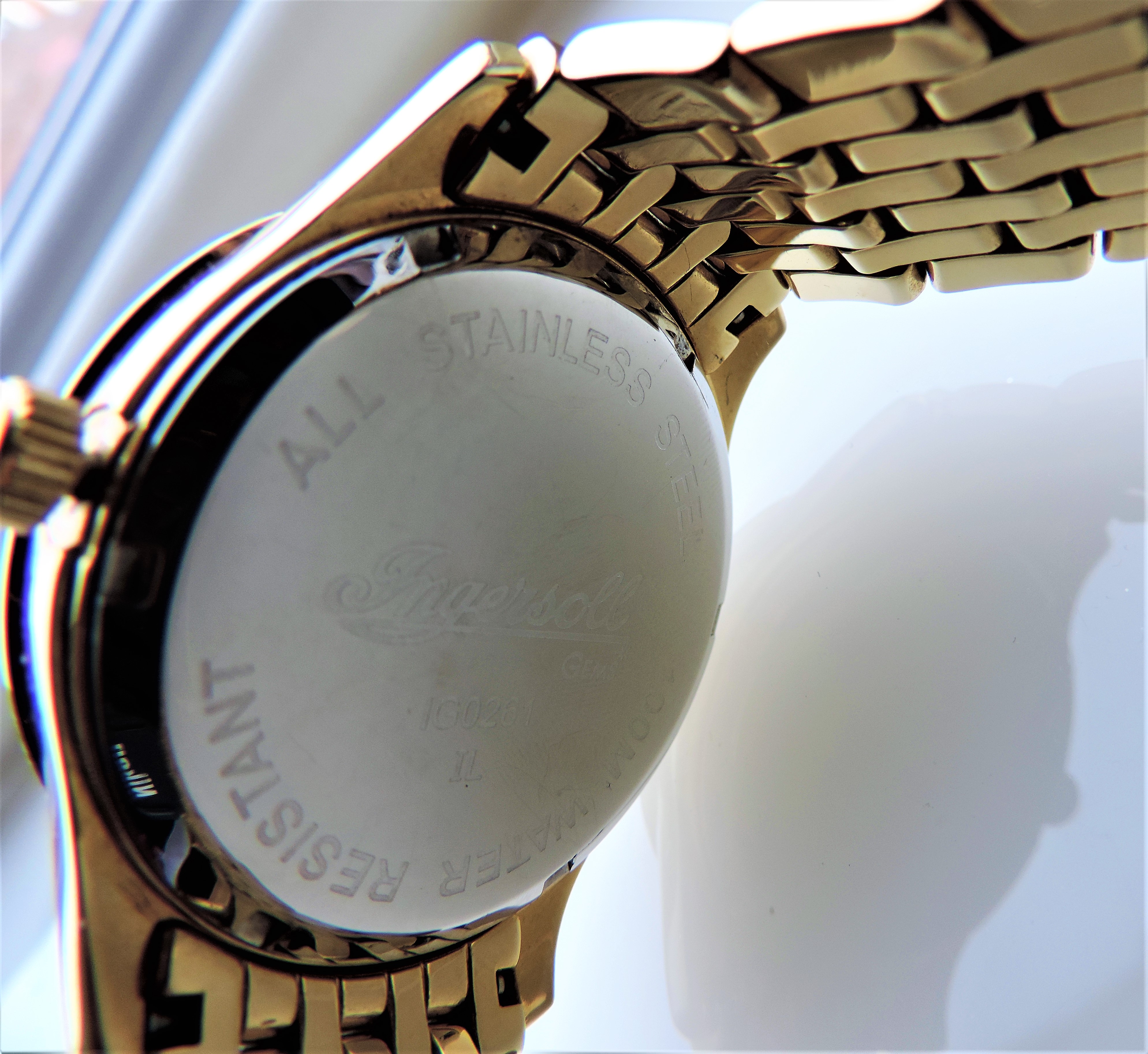 Gents Ingersoll Gems Gold Plated Watch - Image 9 of 10