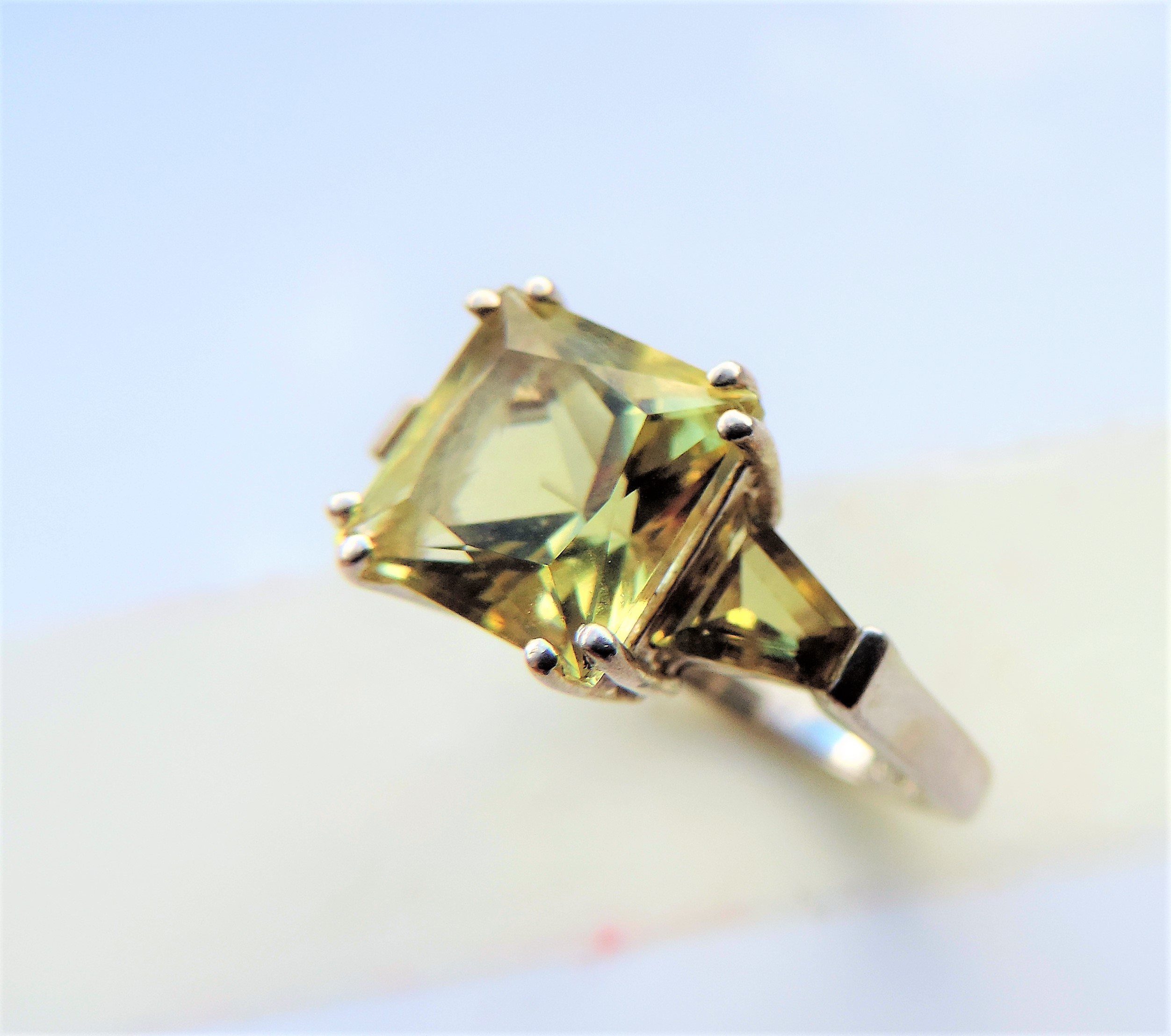 Sterling Silver Citrine Ring - Image 3 of 4