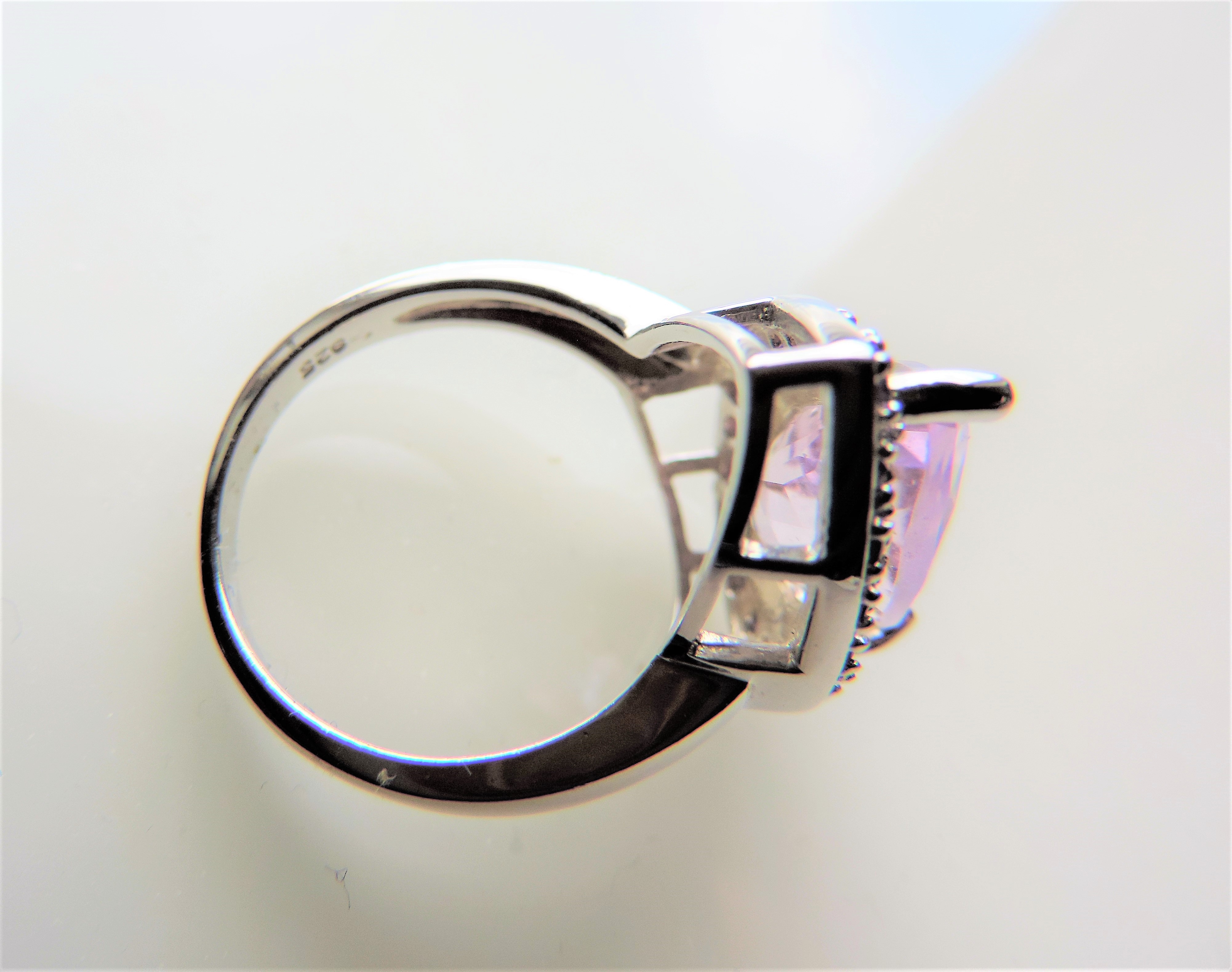 3.5 carat Lavender Quartz Ring - Image 5 of 5