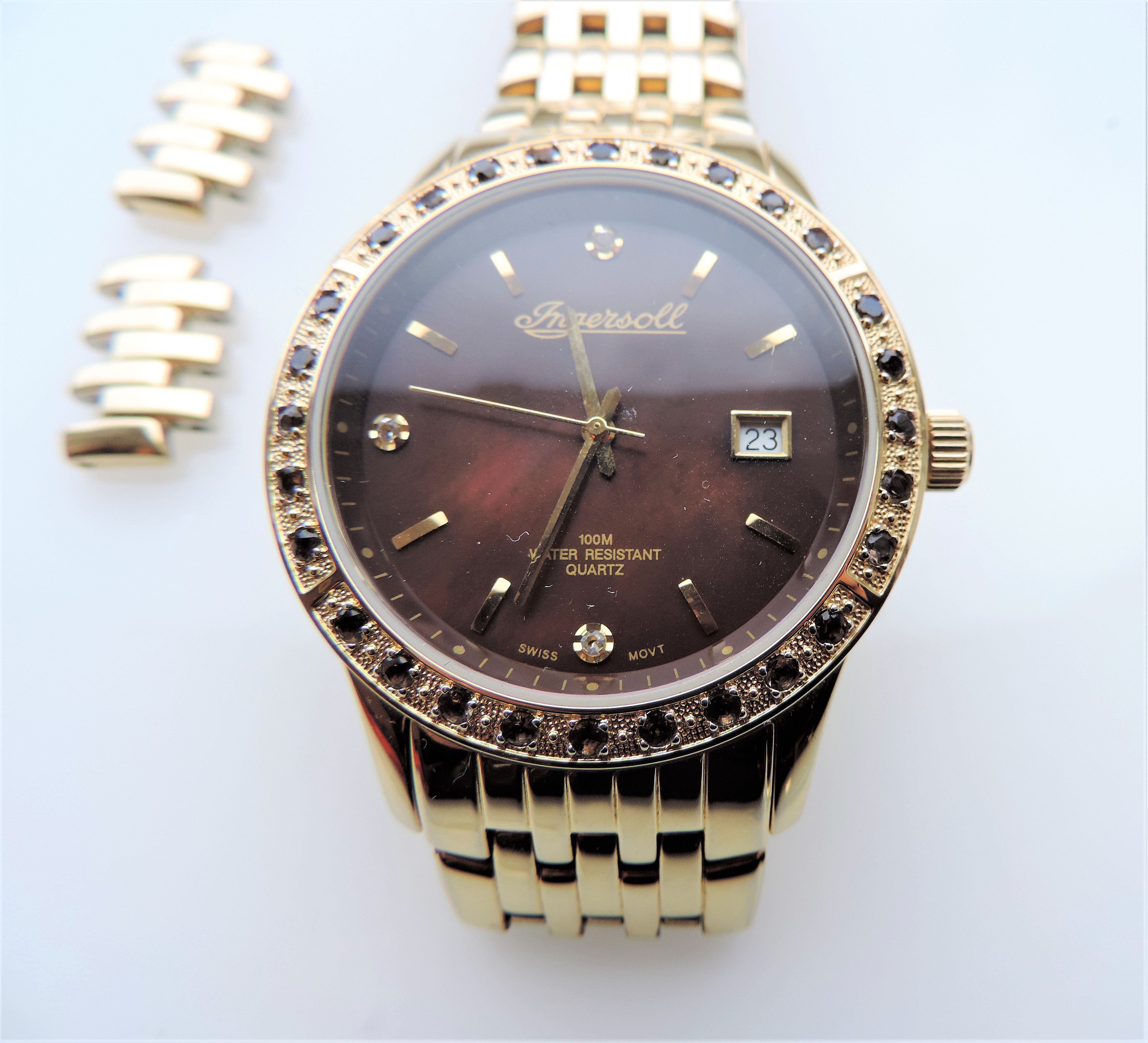 Gents Ingersoll Gems Gold Plated Watch - Image 8 of 10