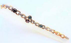 Signed Vintage Swarovski Crystal Bracelet