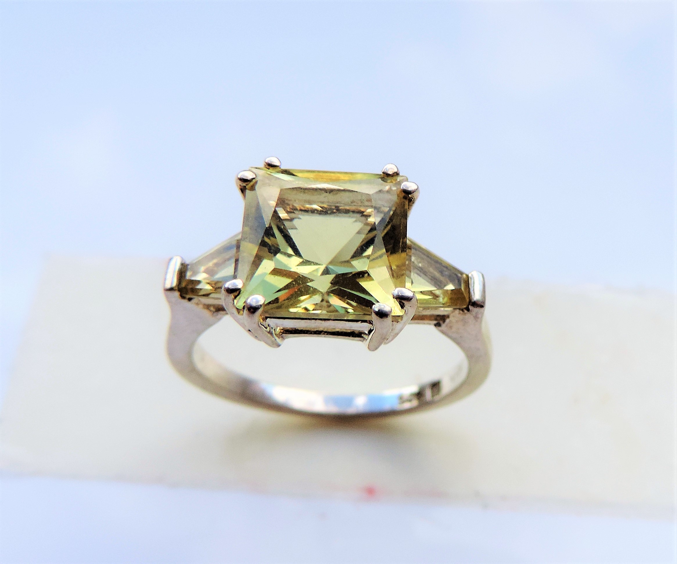 Sterling Silver Citrine Ring - Image 2 of 4