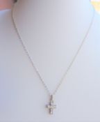 Sterling Silver Pendant Cross Necklace
