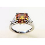 Sterling Silver Citrine Ring