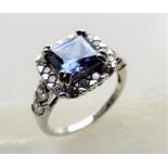 Sterling Silver Tanzanite Ring