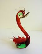 Vintage Murano Glass Animal Scuplture