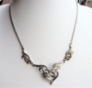 Vintage Marcasite Necklace