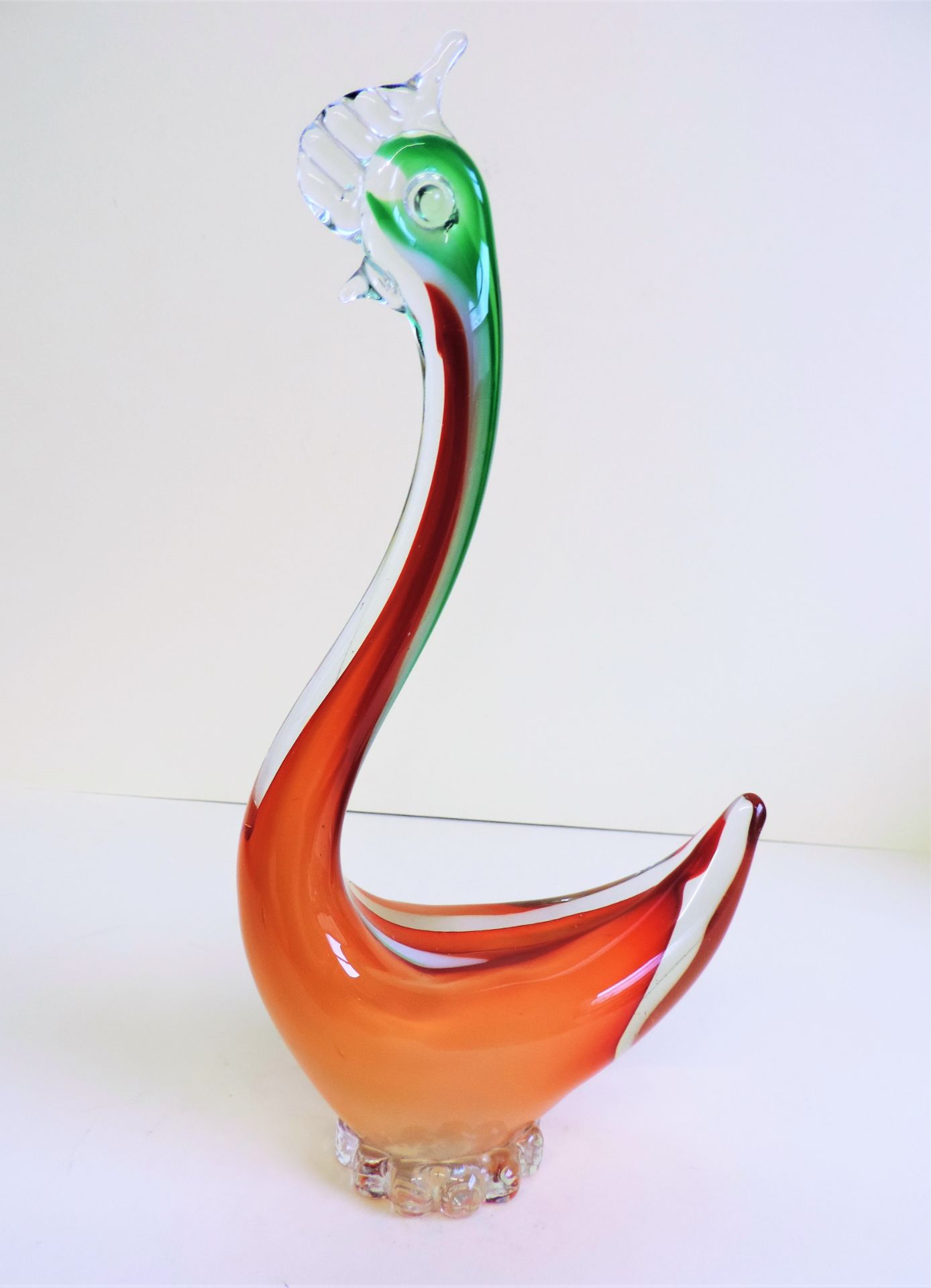 Vintage Murano Glass Cockerel 30cm Tall