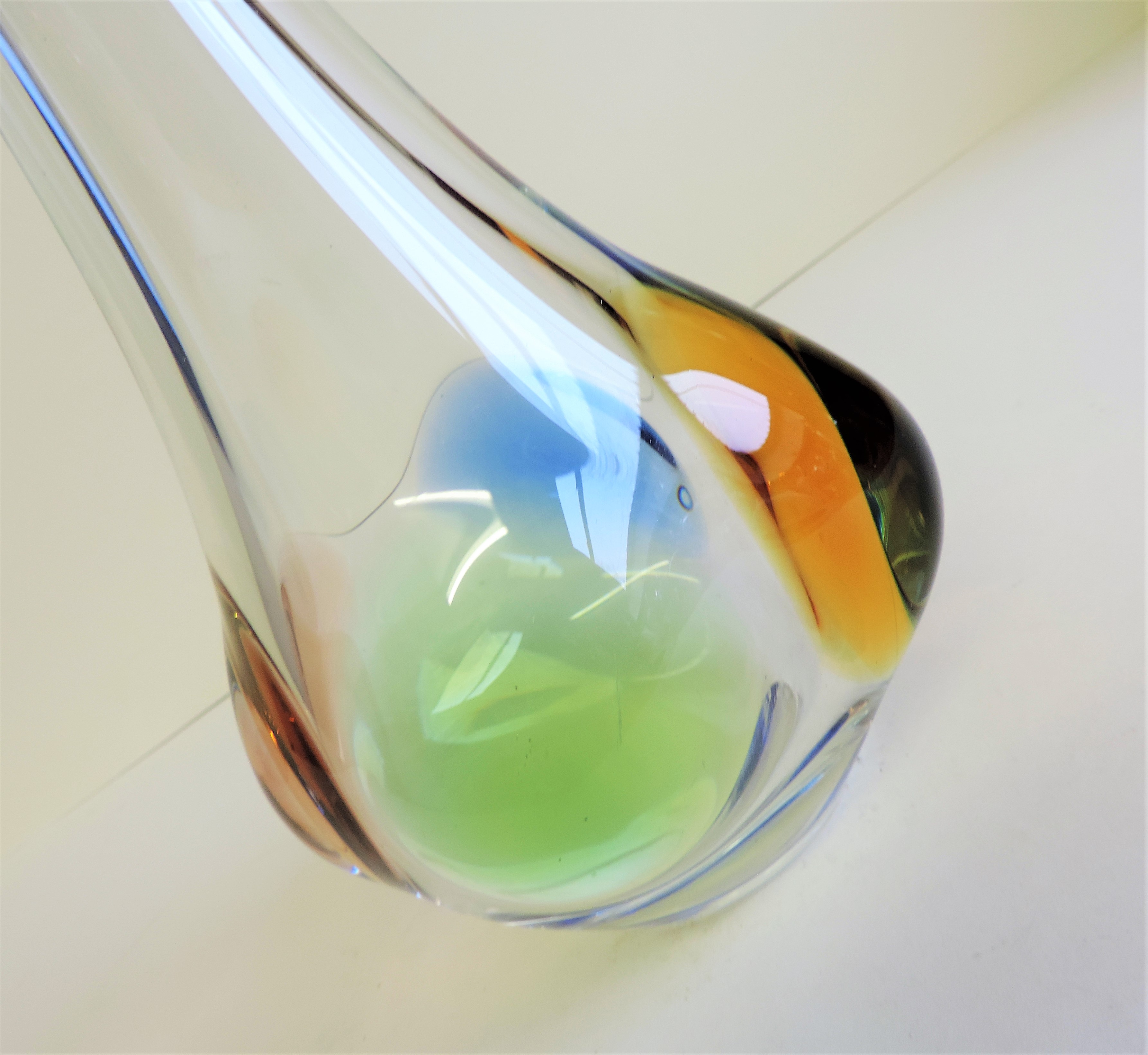 Frantisek Zemek Art Glass Vase Rhapsody collection 23cm tall - Image 2 of 3