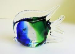 Vintage Art Glass Fish