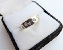 Sterling Silver Cubic Zirconia Band Ring