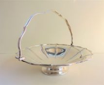 Antique Art Nouveau Mappin & Webb Silver Plated Cake/Bread Basket