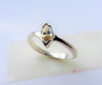 Sterling Silver Citrine Ring