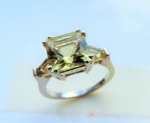 Sterling Silver Citrine Ring