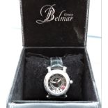 Belmar Geneve Diamond Encrusted Ladies Watch with Floating Diamonds