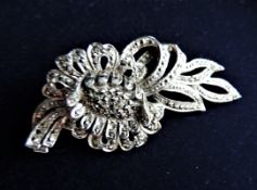 Vintage Marcasite Brooch