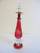 Vintage Art Glass Perfume Bottle