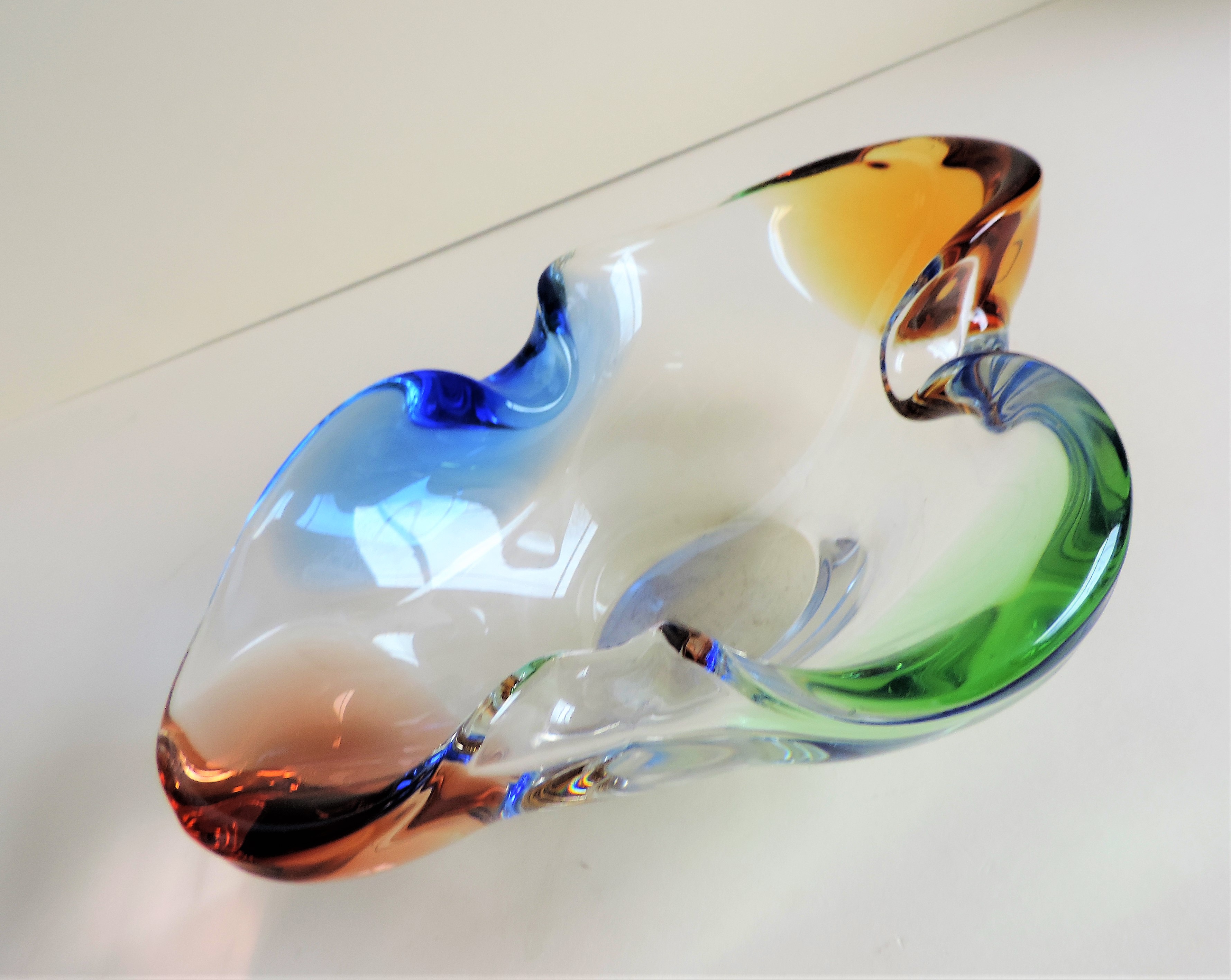 Frantisek Zemek Glass Bowl Mstisov Glassworks c.1960's - Image 3 of 5