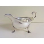 Antique Art Nouveau Silver Plated Gravy/Sauce Boat