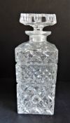 Antique Victorian Cut Glass Spirit Decanter