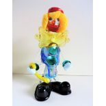 Vintage Murano Glass Clown Decanter with Removable Head