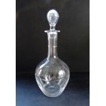 Antique Edwardian Decanter Hollow Stopper