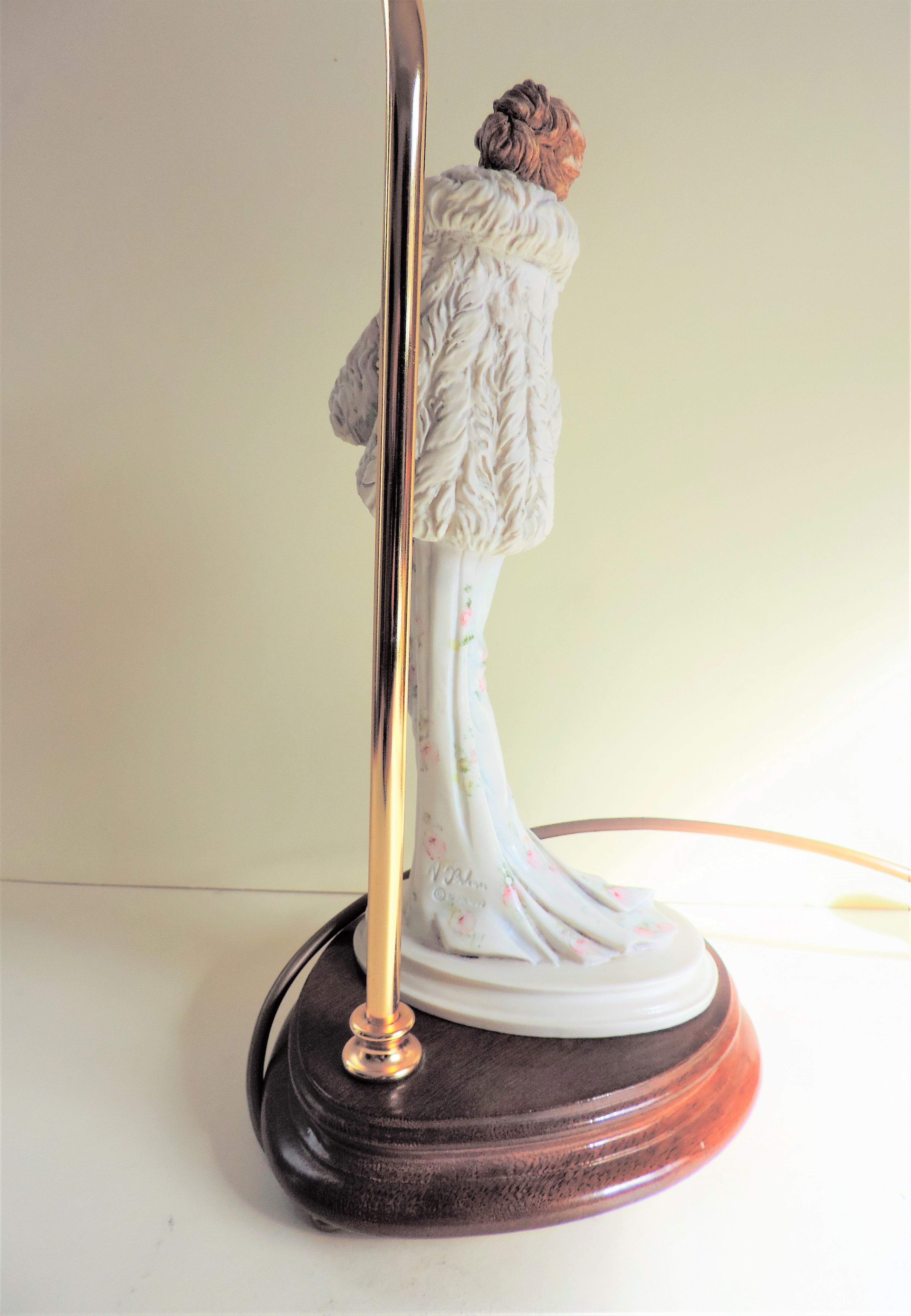 Vintage A. Belcari Capodimonte Figural Lamp - Image 5 of 7