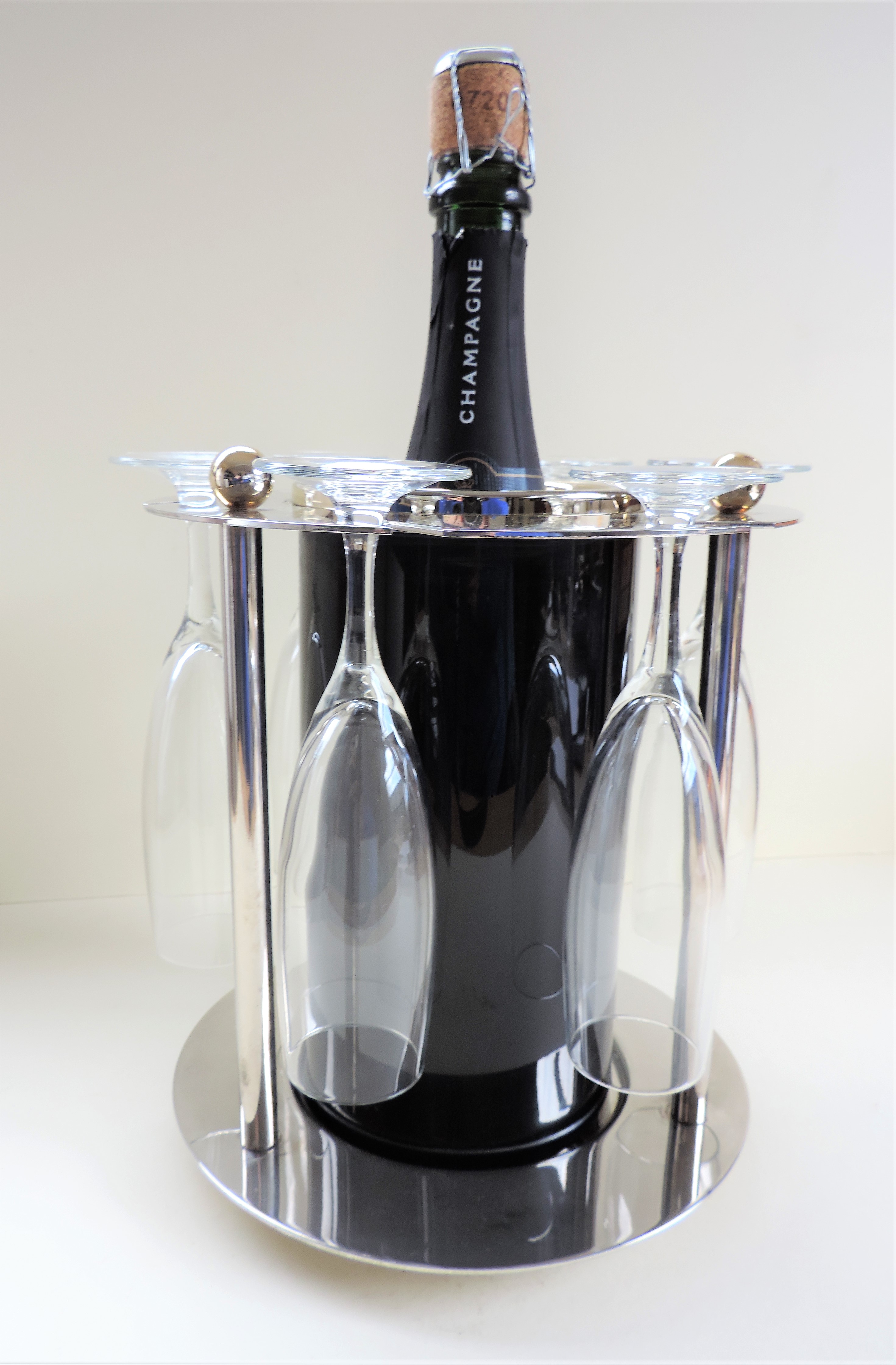 Novelty French Modernist Champagne Cooler, circa 1970's - Image 9 of 11