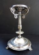 Antique Silver Plated Candle Holder