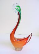 Vintage Murano Glass Cockerel 30cm Tall