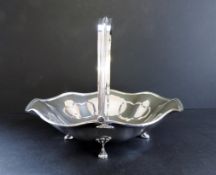 Thomas Warner & Son Art Nouveau Silver Plated Cake/Bread Basket